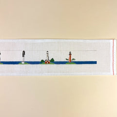 Susan Roberts Needlepoint Lighthouses Belt Needlepoint Canvas