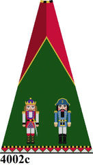 Susan Roberts Needlepoint Nutcracker Tree Skirt Needlepoint Canvas - Full Set