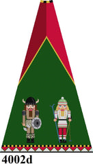 Susan Roberts Needlepoint Nutcracker Tree Skirt Needlepoint Canvas - Full Set