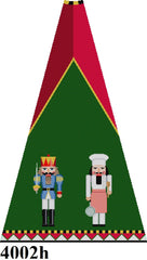 Susan Roberts Needlepoint Nutcracker Tree Skirt Needlepoint Canvas - Full Set