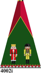 Susan Roberts Needlepoint Nutcracker Tree Skirt Needlepoint Canvas - Full Set