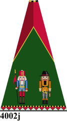 Susan Roberts Needlepoint Nutcracker Tree Skirt Needlepoint Canvas - Full Set