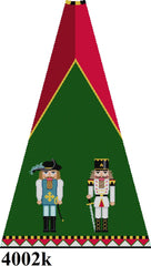 Susan Roberts Needlepoint Nutcracker Tree Skirt Needlepoint Canvas - Full Set
