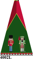 Susan Roberts Needlepoint Nutcracker Tree Skirt Needlepoint Canvas - Full Set