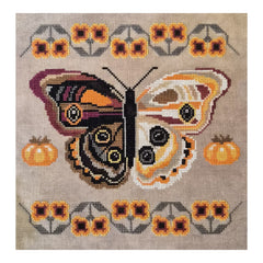The Artsy Housewife A Study in Persimmon Cross Stitch Pattern