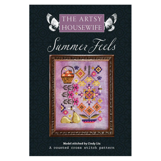 The Artsy Housewife Summer Feels Cross Stitch Pattern