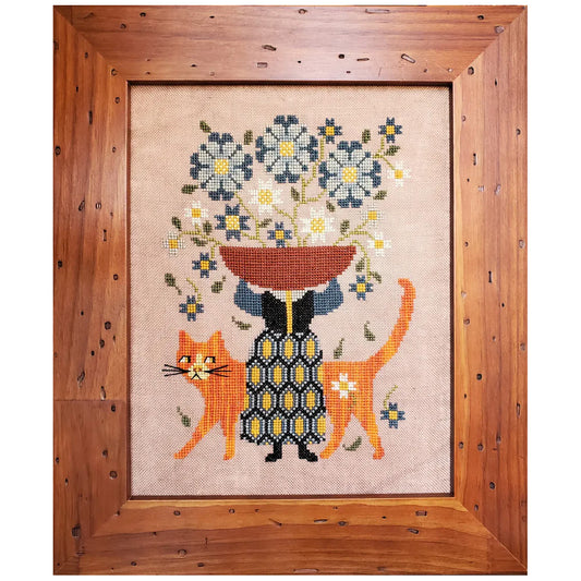 The Artsy Housewife The Florist Cross Stitch Pattern