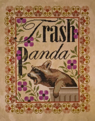 The Artsy Housewife Trash Panda Cross Stitch Pattern
