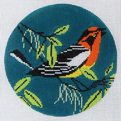 The Meredith Collection Charley Harper Blackburnian Warbler Needlepoint Canvas