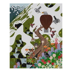 The Meredith Collection Charley Harper Designs Alpine Northwest Needlepoint Canvas