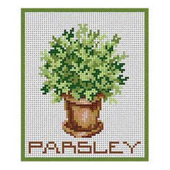 The Meredith Collection Susan Treglown Parsley Needlepoint Canvas