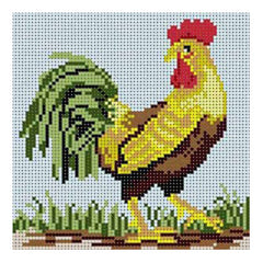 The Meredith Collection Susan Treglown Rooster 1 Needlepoint Canvas