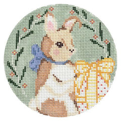 The Plum Stitchery Bunny Needlepoint Canvas