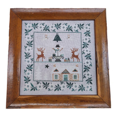 The Spanish Stitcher Winter Cabin Cross Stitch Pattern