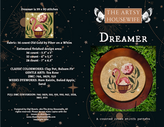 The Artsy Housewife Dreamer Cross Stitch Pattern