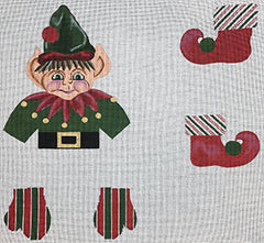 The Collection Designs Elf Needlepoint Canvas