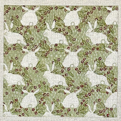 The Collection Designs Lizzie Clark Bunnies Rabbit Needlepoint Canvas