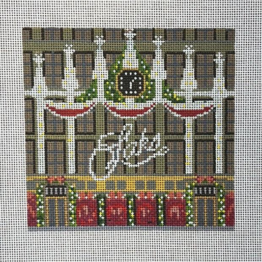 The Gingham Stitchery Kirkland Design Studios Saks Storefront Needlepoint Canvas