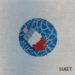 The Gingham Stitchery Maddie Sweet Designs Popsicle Floatie Needlepoint Canvas
