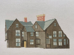 The Plum Stitchery House of the Seven Gables Needlepoint Canvas - 13M