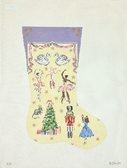The Plum Stitchery The Nutcracker Midi Stocking Needlepoint Canvas