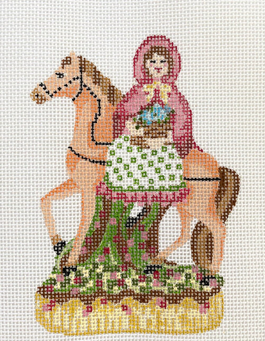 The Plum Stitchery Queen Victoria - Ornament Needlepoint Canvas