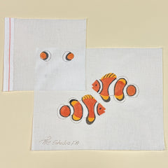 The Studio Midwest Clownfish Anemone Needlepoint Canvas