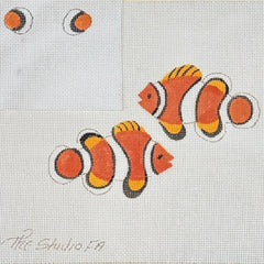 The Studio Midwest Clownfish Anemone Needlepoint Canvas