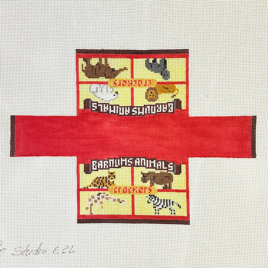 The Studio Midwest Cool Wheels Animal Crackers Needlepoint Canvas