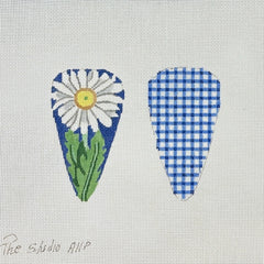 The Studio Midwest Daisy Scissors Case Needlepoint Canvas