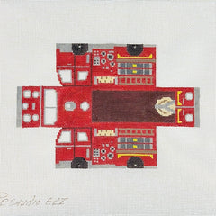 The Studio Midwest Firetruck Needlepoint Canvas