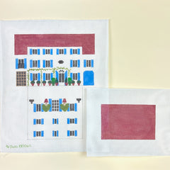 The Studio Midwest Provence House Purse Needlepoint Canvas