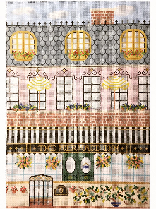 The Plum Stitchery The Mermaid Inn Needlepoint Canvas