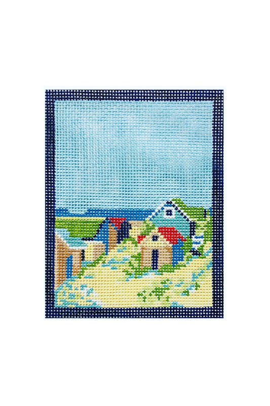 The Plum Stitchery Wishtown Needlepoint Canvas