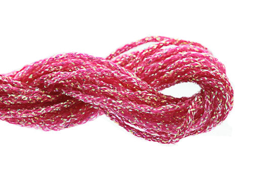 ThreadworX Overdyed Kreinik Braid #12 - 911000 Hawaiian Hot Pink