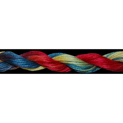 ThreadworX Overdyed Cotton Floss - 10911 Romanian Flag