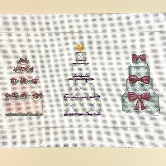 Three Cakes Needlepoint Canvas