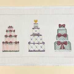 Three Cakes Needlepoint Canvas