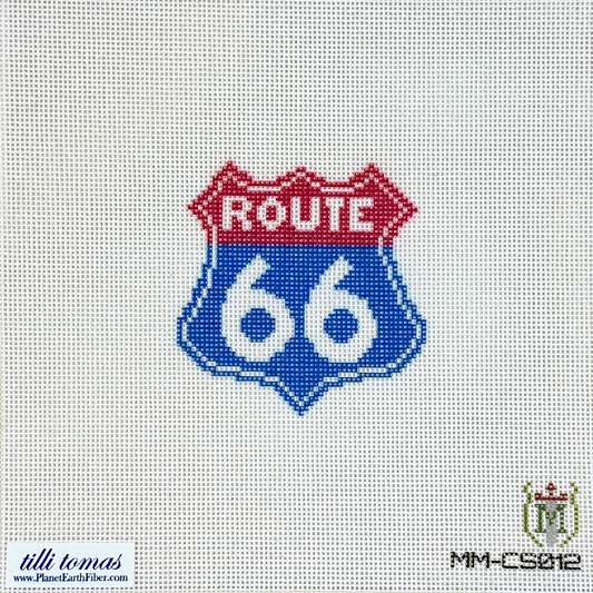 Tilli Tomas Misty Morrow Route 66 Needlepoint Canvas