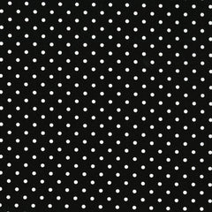 Timeless Treasures Black and White Polka Dot Cotton Fabric