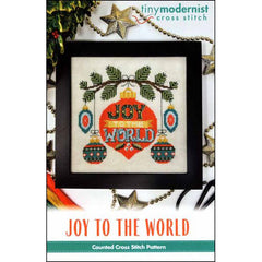 Tiny Modernist Joy to the World Cross Stitch Pattern