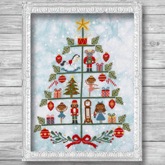 Tiny Modernist The Nutcracker Tree Cross Stitch Pattern