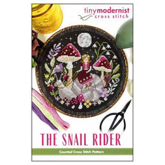 Tiny Modernist The Snail Rider Cross Stitch Pattern