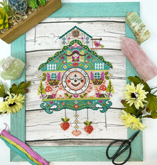 Tiny Modernist The Summer Cuckoo Clock Cross Stitch Pattern