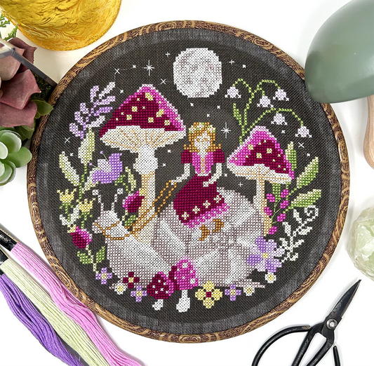 Tiny Modernist The Snail Rider Cross Stitch Pattern