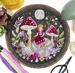 Tiny Modernist The Snail Rider Cross Stitch Pattern