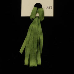 Treenway Silks Ribbon 3.5mm - 0317 Green Tourmaline