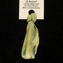 Treenway Silks Ribbon 3.5mm 65 Roses - Miss Lemon Abelia