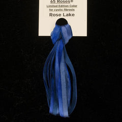 Treenway Silks Ribbon 3.5mm 65 Roses - Rose Lake