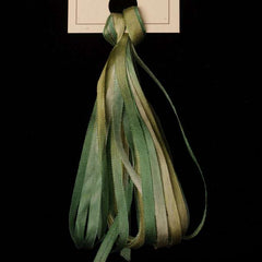 Treenway Silks Ribbon 3.5mm Montano - Herb Green